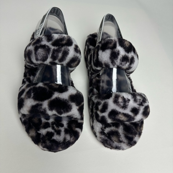 Women’s Ugg Oh Yeah Panther Print Slippers - Picture 2 of 12